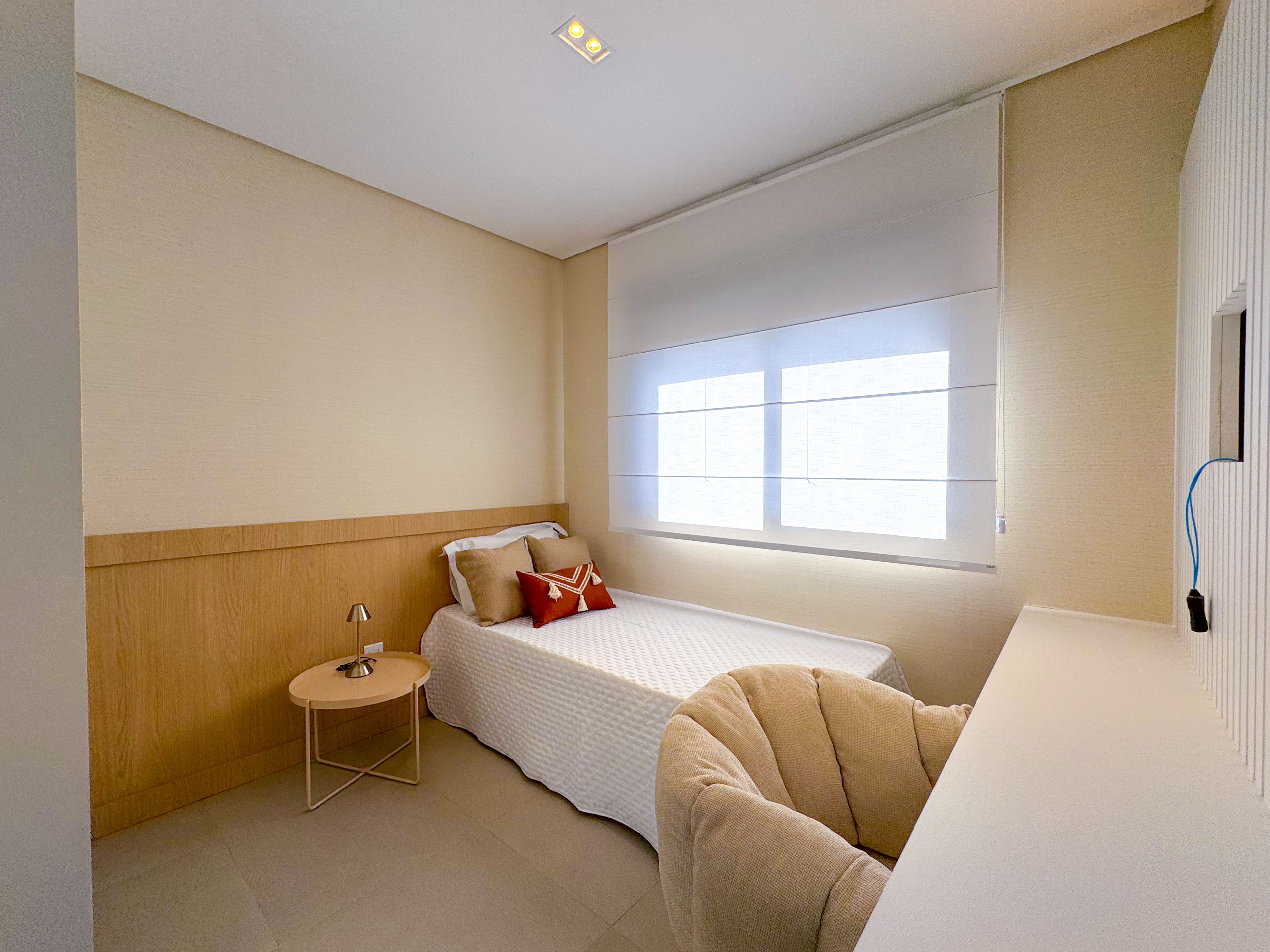 Quarto com cama king size