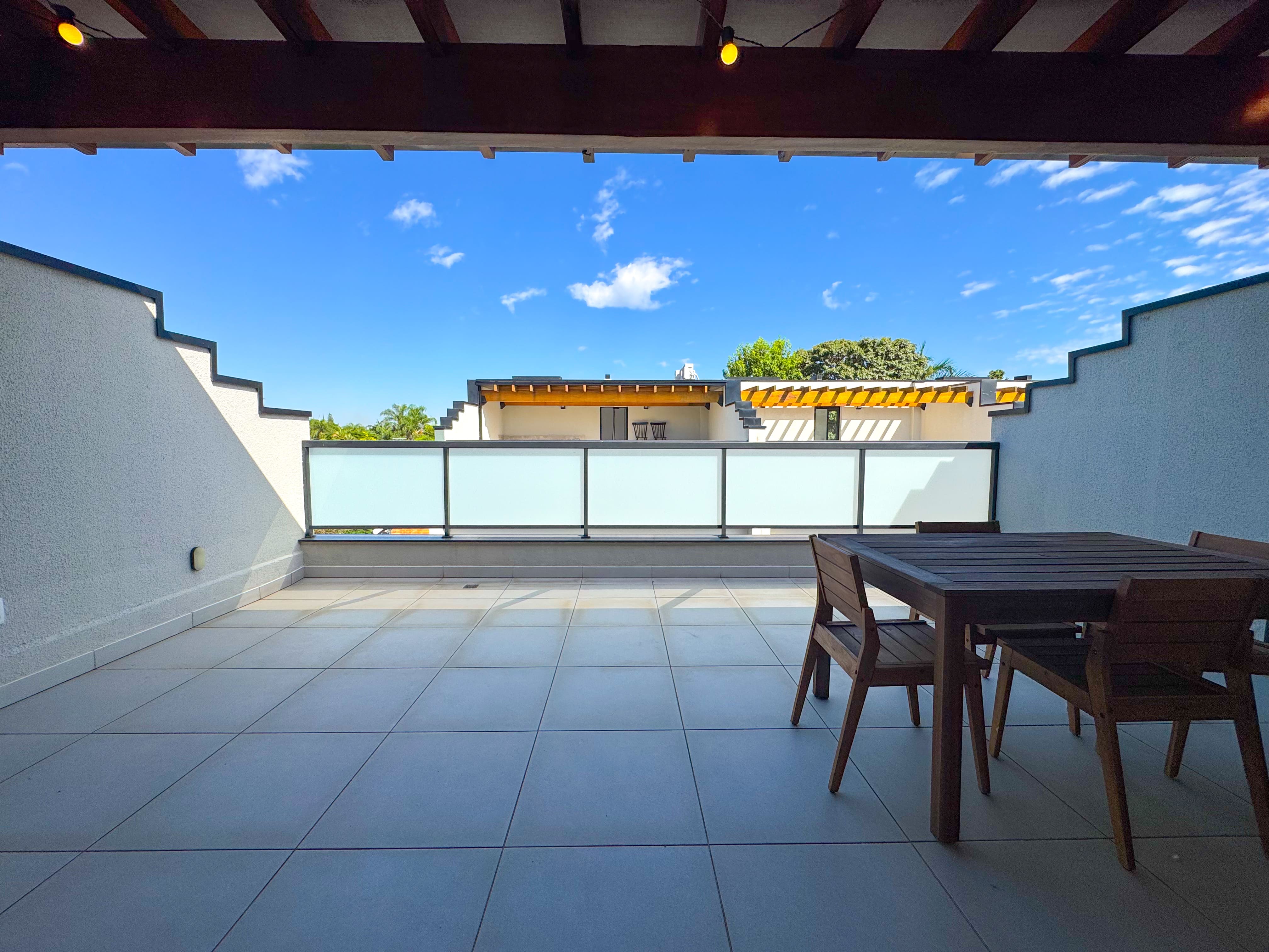Terraço gourmet com vista